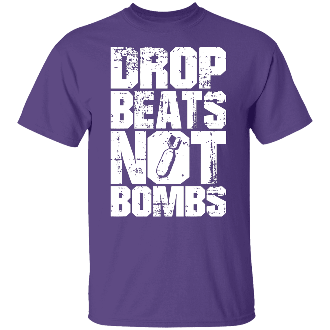 DROP BEATS NOT BOMBS TEE