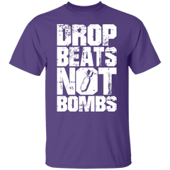 DROP BEATS NOT BOMBS TEE