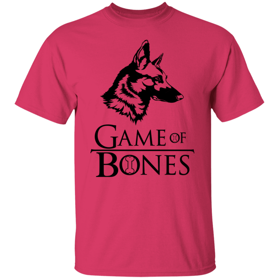 GAME OF BONES GERMAN SHEPARD DOG TEE