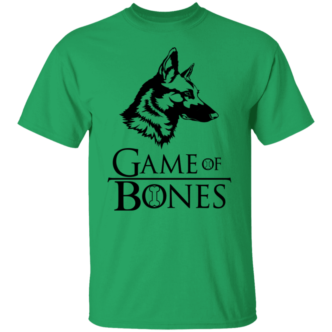 GAME OF BONES GERMAN SHEPARD DOG TEE