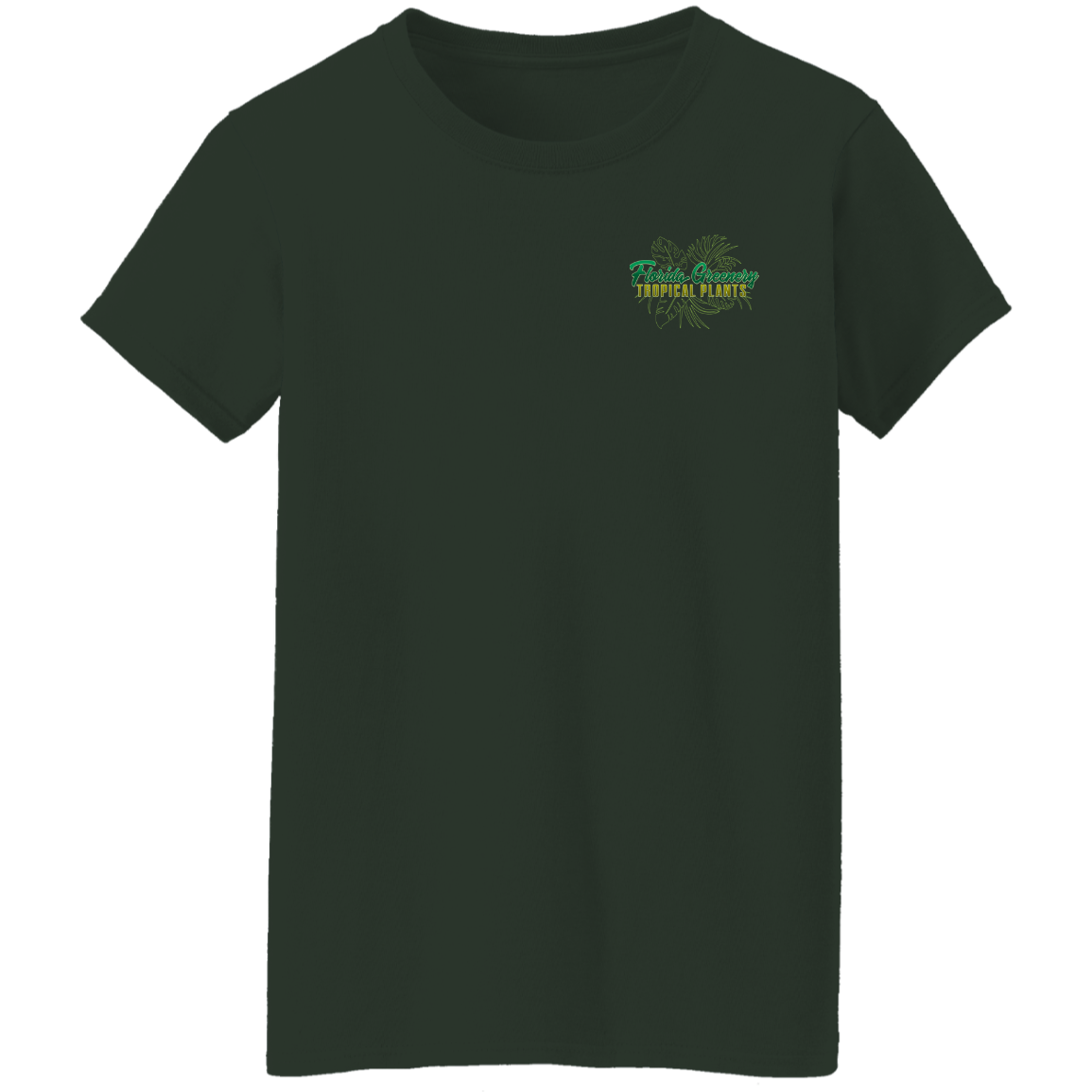 FLORIDA GREENERY G500L Ladies' 5.3 oz. T-Shirt