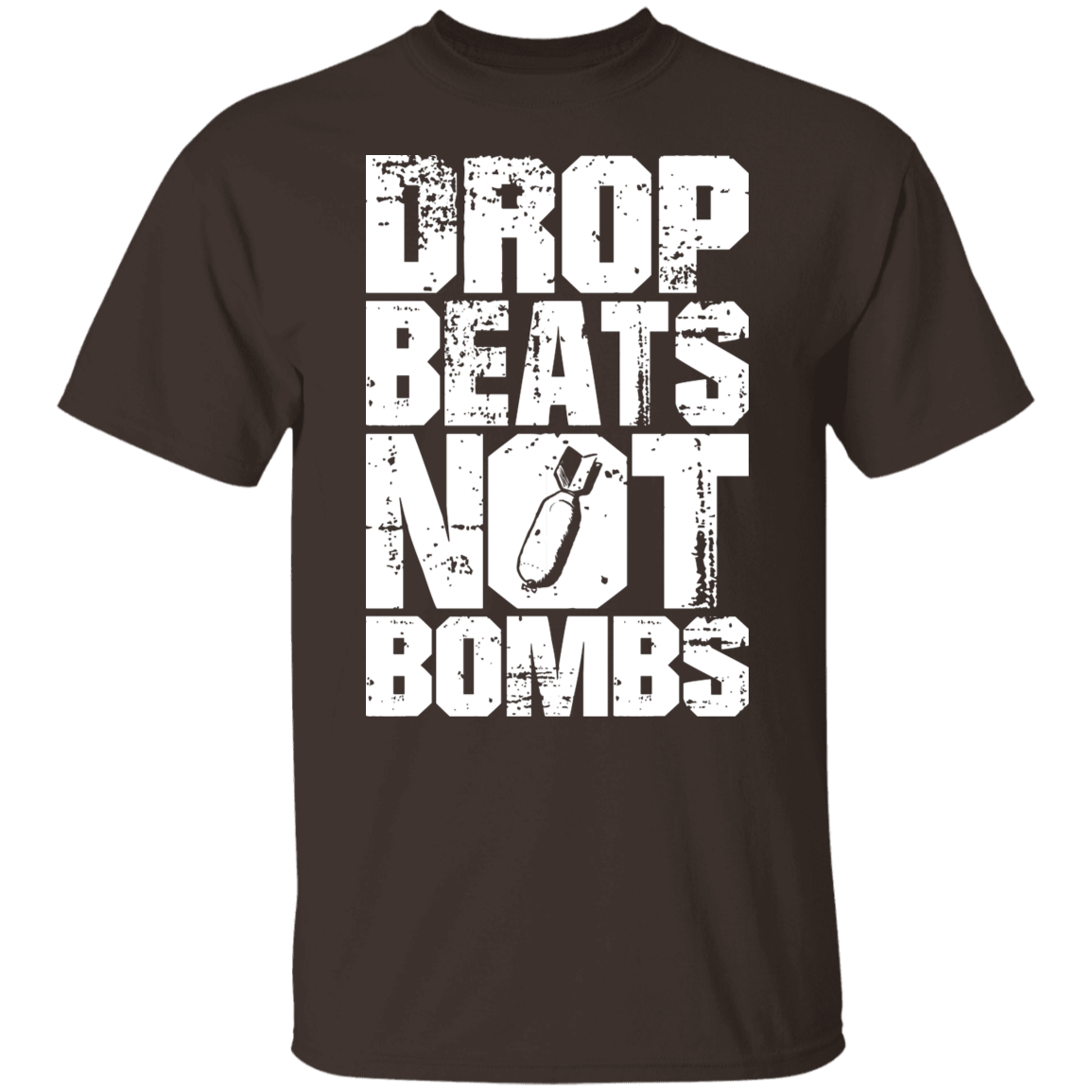 DROP BEATS NOT BOMBS TEE
