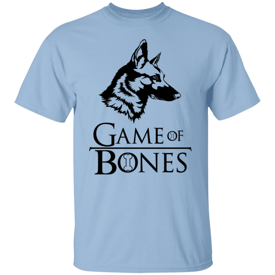 GAME OF BONES GERMAN SHEPARD DOG TEE