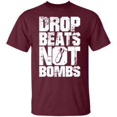 DROP BEATS NOT BOMBS TEE