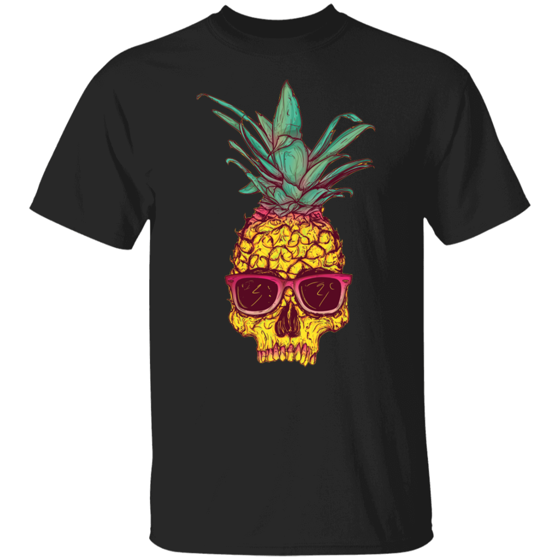 PINEAPPLE SKULL TEE