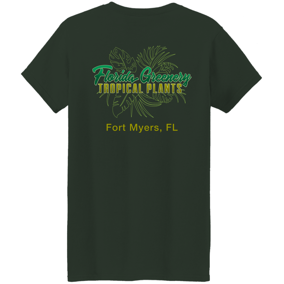 FLORIDA GREENERY G500L Ladies' 5.3 oz. T-Shirt