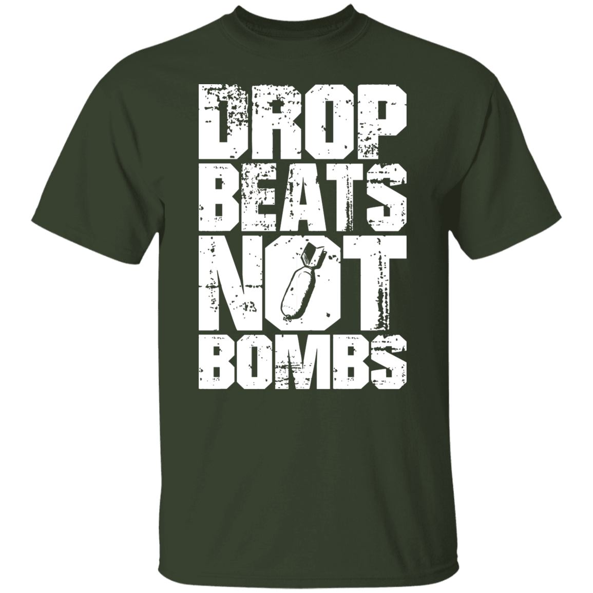 DROP BEATS NOT BOMBS TEE
