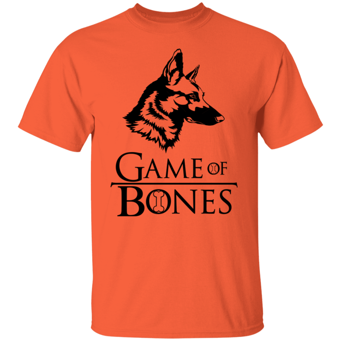 GAME OF BONES GERMAN SHEPARD DOG TEE