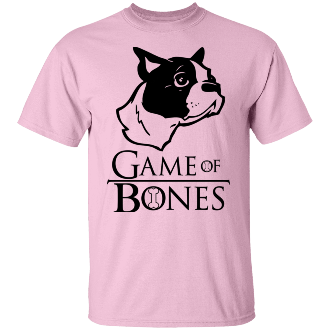 GAME OF BONES BOSTON TERRIER DOG TEE