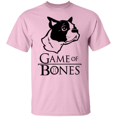 GAME OF BONES BOSTON TERRIER DOG TEE