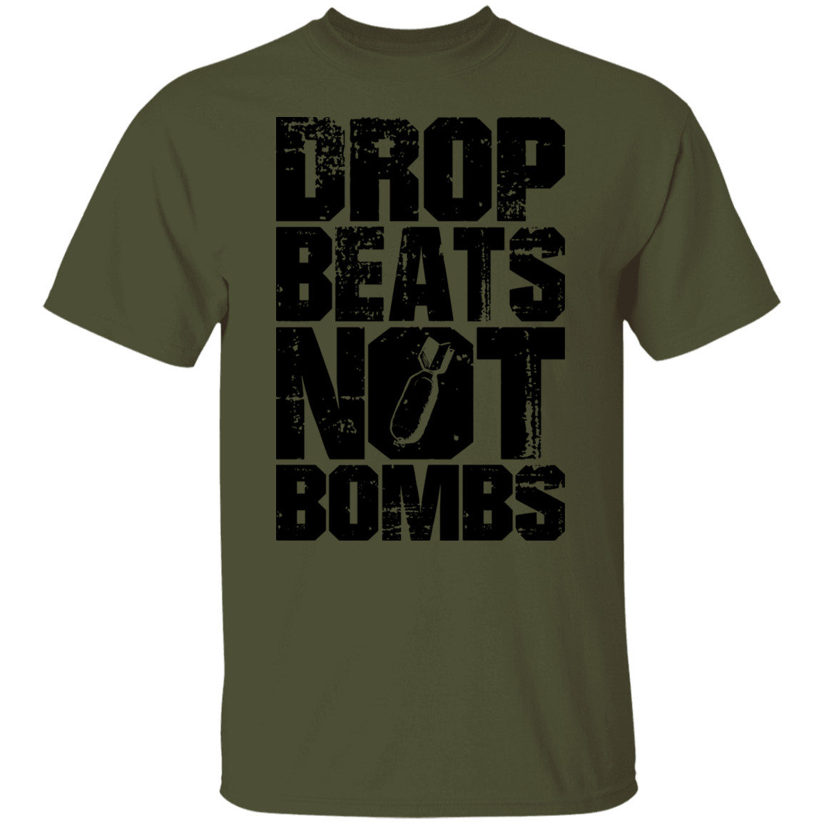 DROP BEATS NOT BOMBS TEE