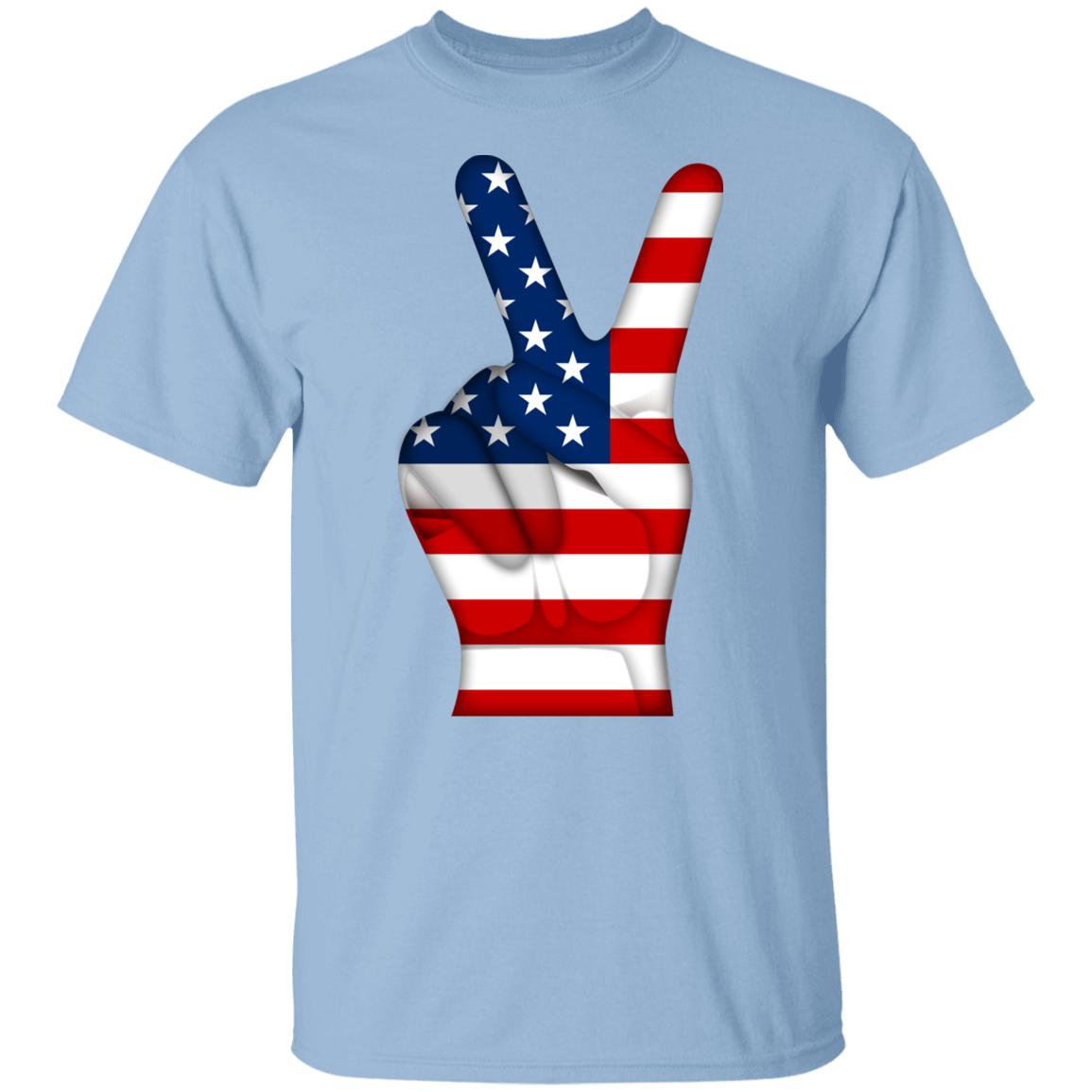 AMERICAN PEACE SIGN TEE