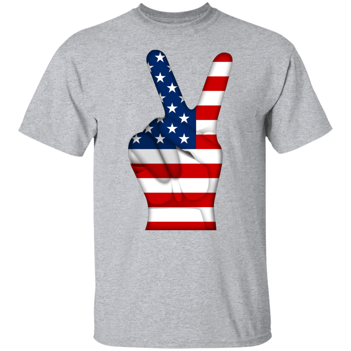AMERICAN PEACE SIGN TEE