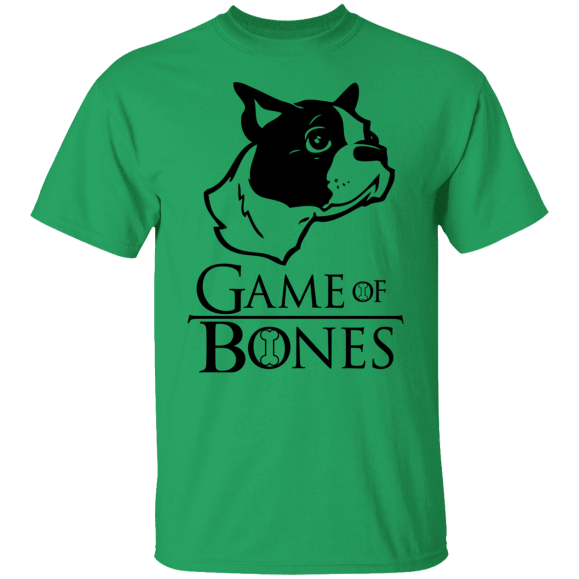 GAME OF BONES BOSTON TERRIER DOG TEE