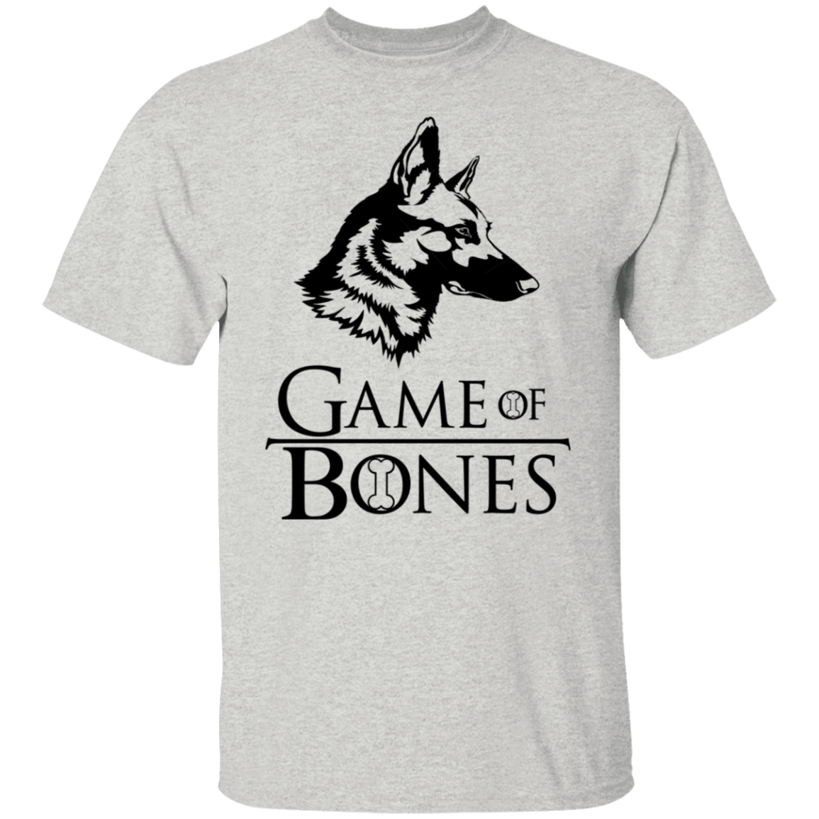 GAME OF BONES GERMAN SHEPARD DOG TEE