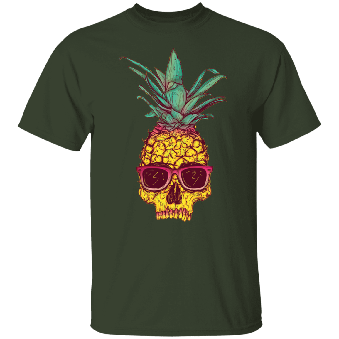 PINEAPPLE SKULL TEE