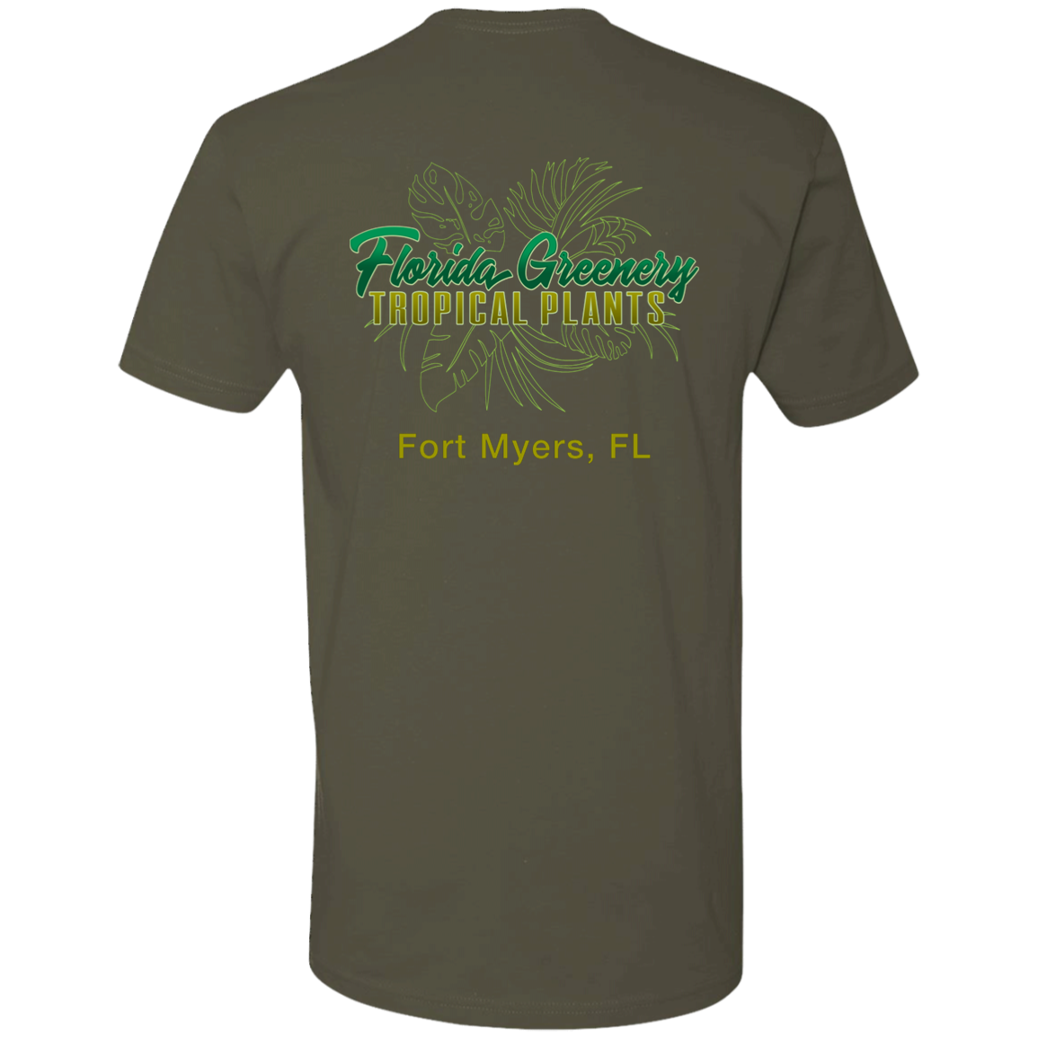 FLORIDA GREENERY NL3600 Premium Short Sleeve T-Shirt