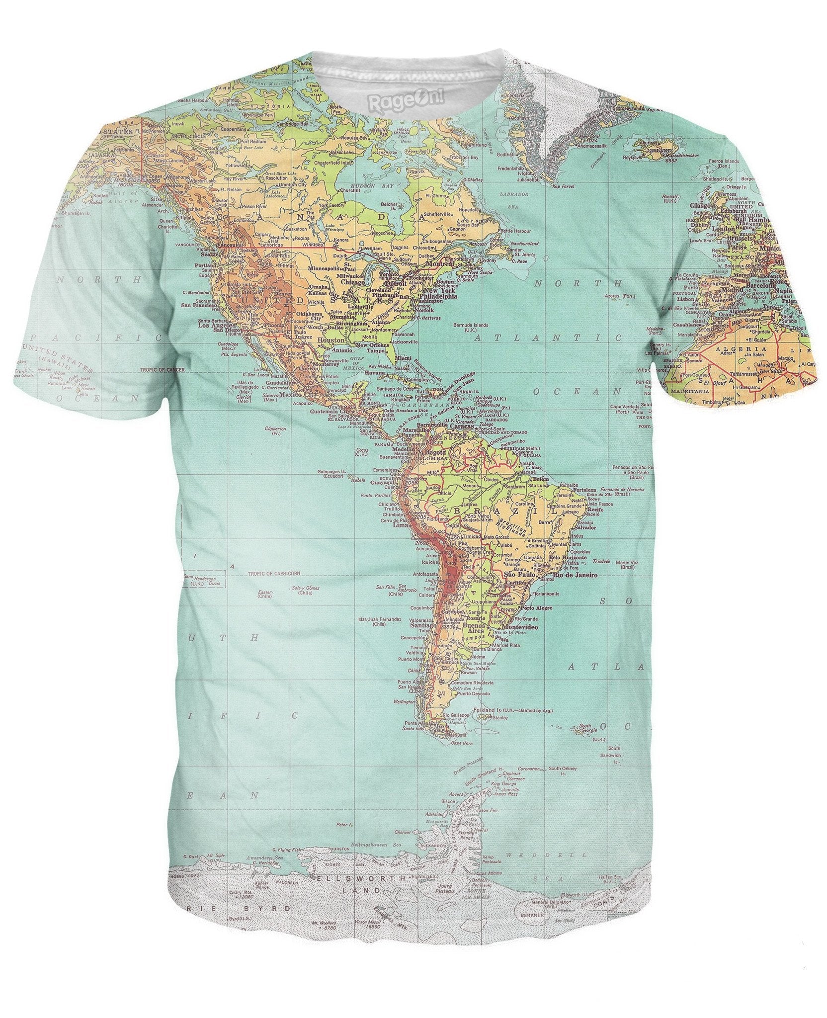 WORLD MAP TEE