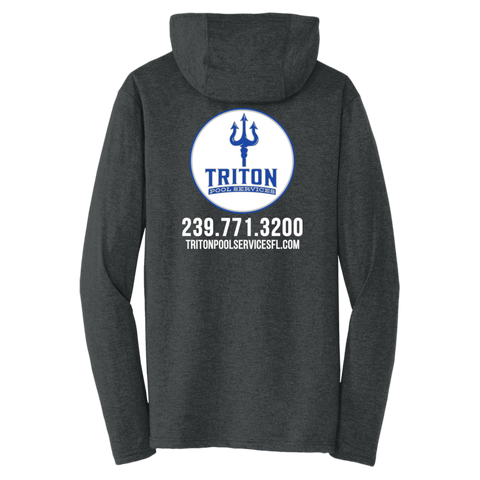 TRITON DM139 Triblend T-Shirt Hoodie