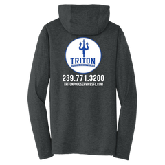 TRITON DM139 Triblend T-Shirt Hoodie
