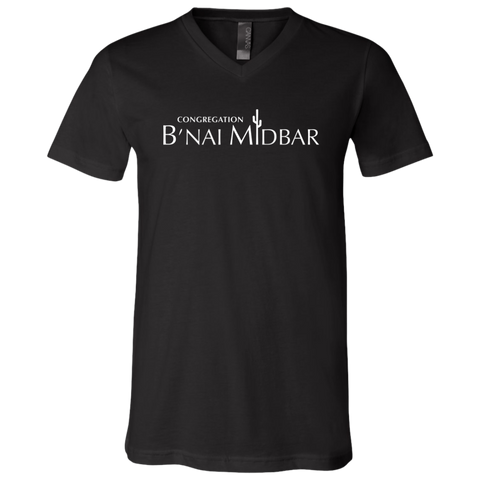 B'nai Midbar 3005 Unisex Jersey SS V-Neck T-Shirt