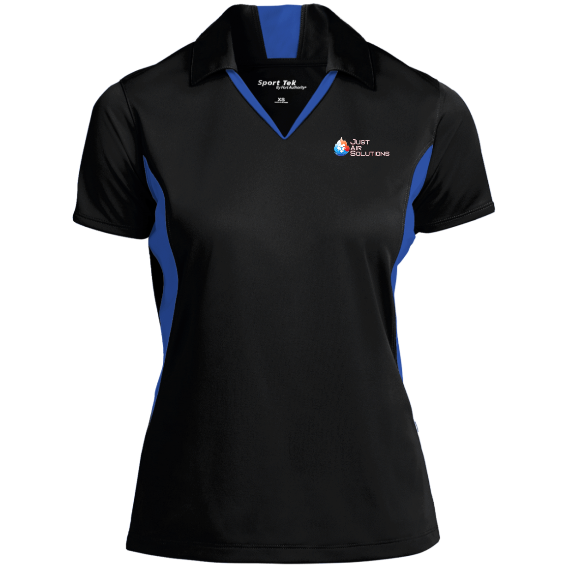 JUST AIR SOLUTIONS Ladies' Colorblock Performance Polo