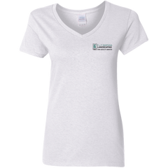 E&F Ladies' 5.3 oz. V-Neck T-Shirt