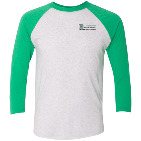 E&F Tri-Blend 3/4 Sleeve Raglan T-Shirt