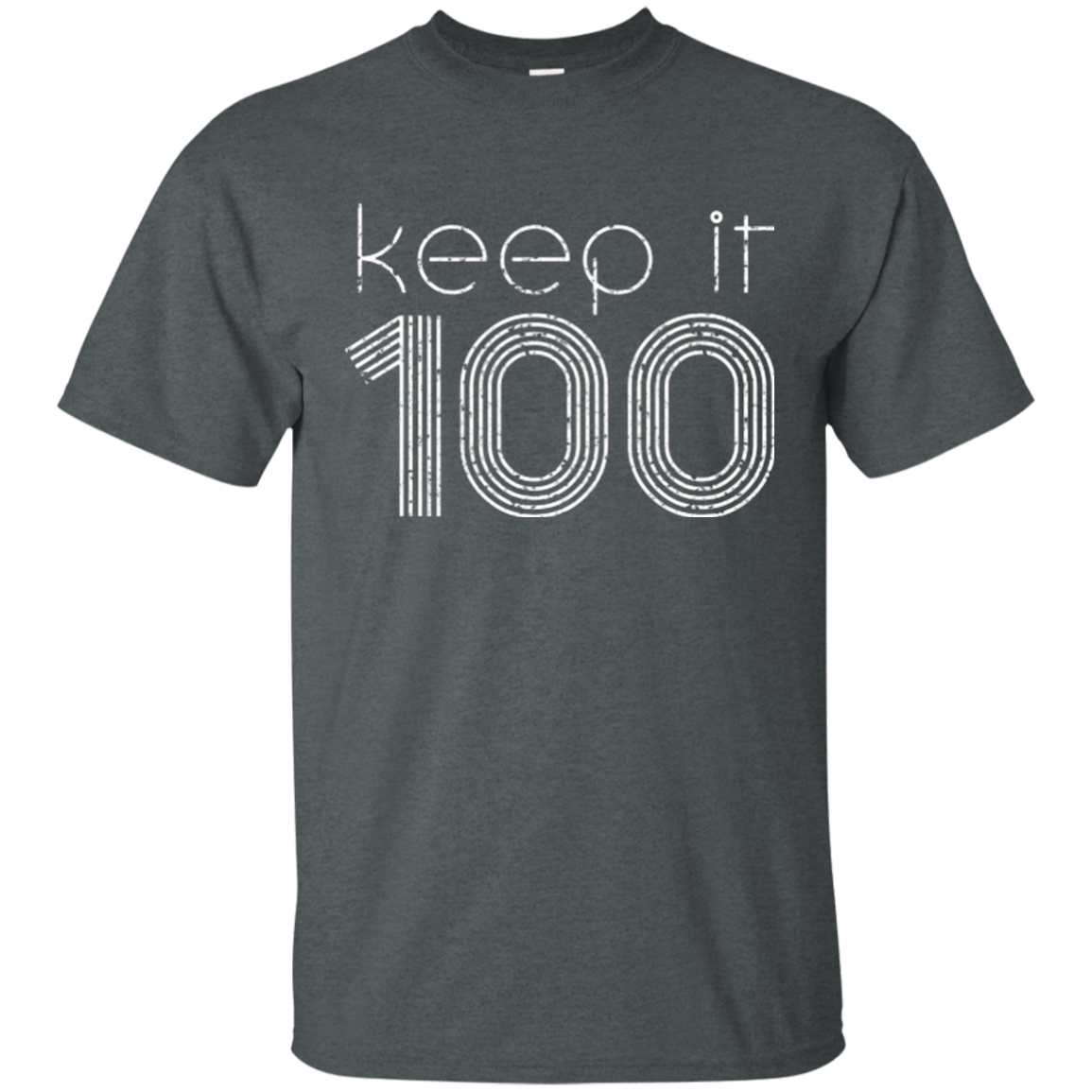 KEEP IT 100 WHT T-SHIRT