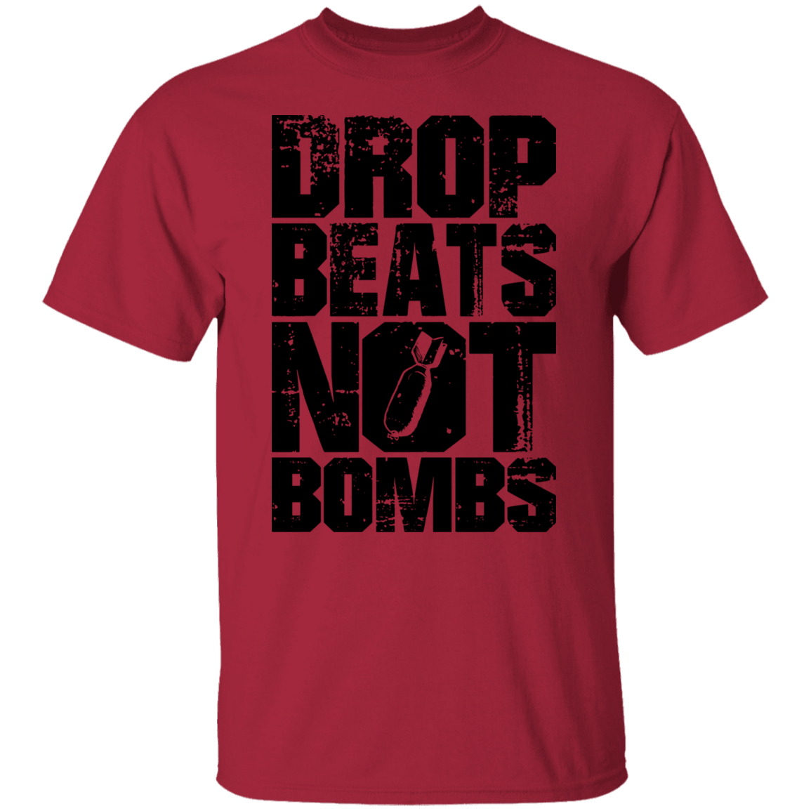 DROP BEATS NOT BOMBS TEE
