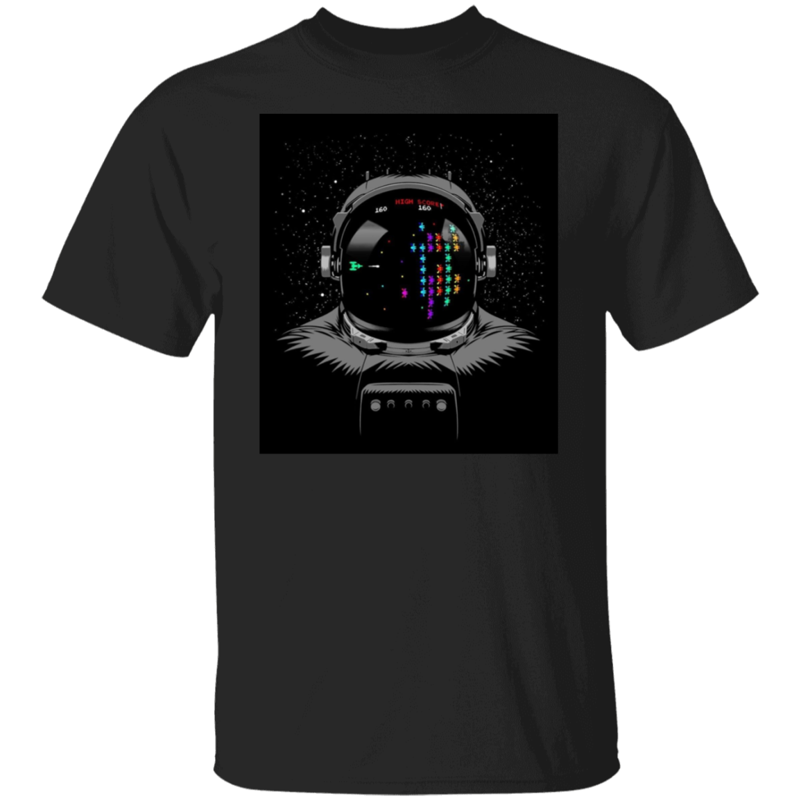 ASTRONAUT SPACE INVADERS TEE