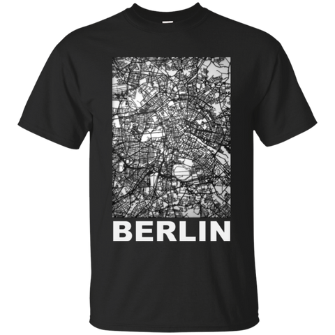 BERLIN MAP GRAY TEE