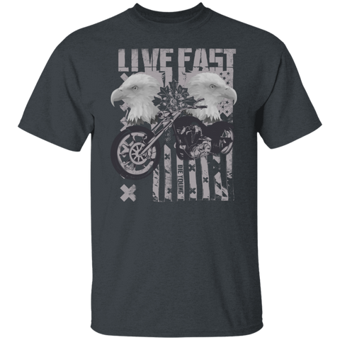 LIVE FAST MOTORCYCLE TEE