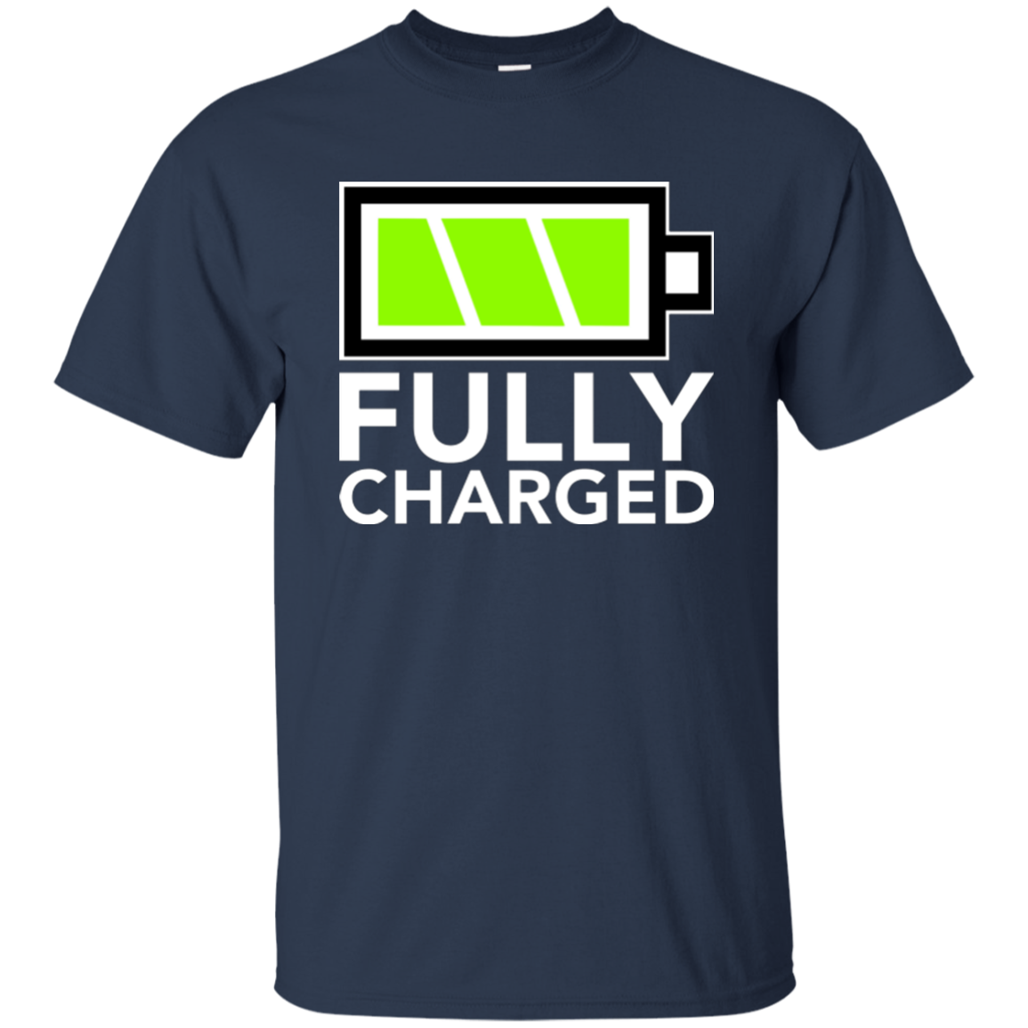 FULLY CHARGED WHT TEE